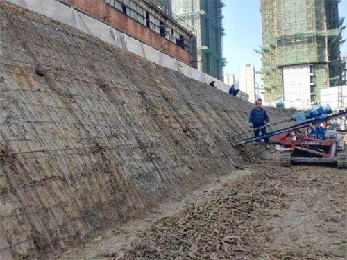 新建建筑边坡支护
